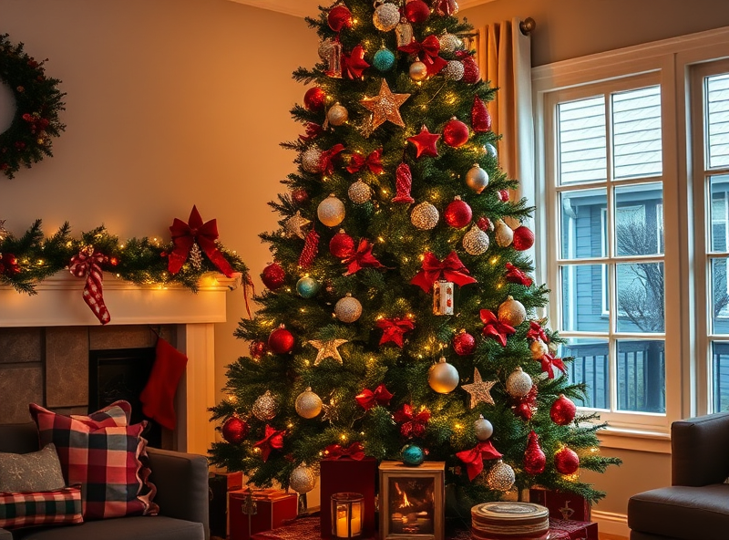 Enter to Win an 8-Foot Christmas Tree with Ornaments and Lights!